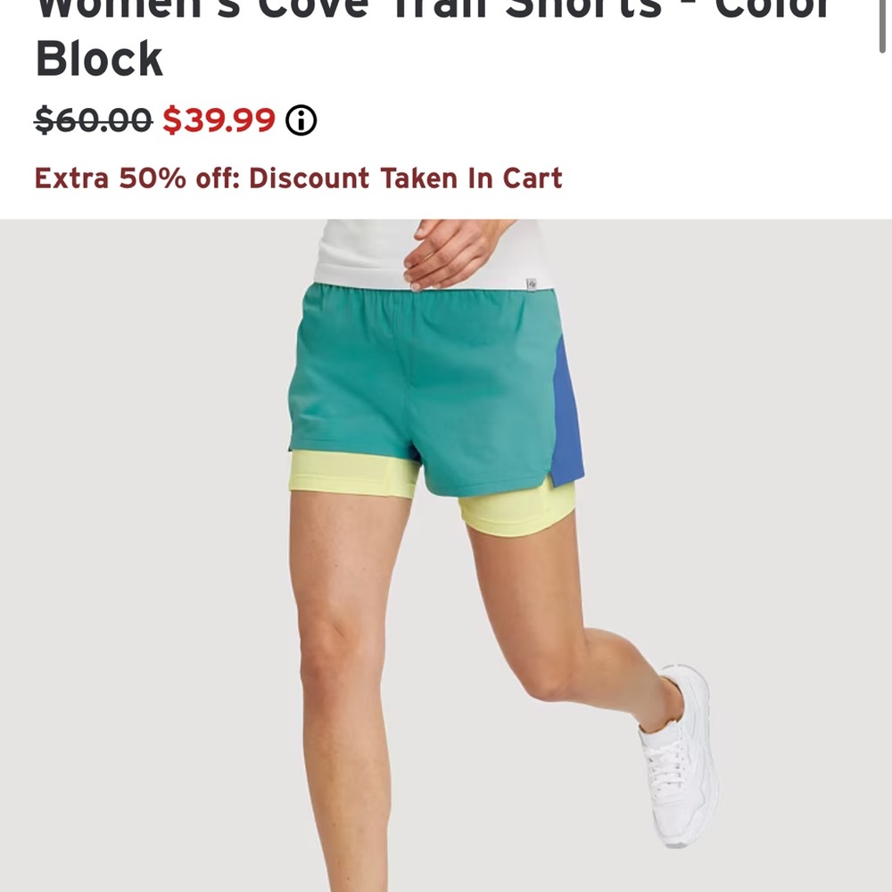 Eddie Bauer Women's Cove Trail Shorts - Color Block